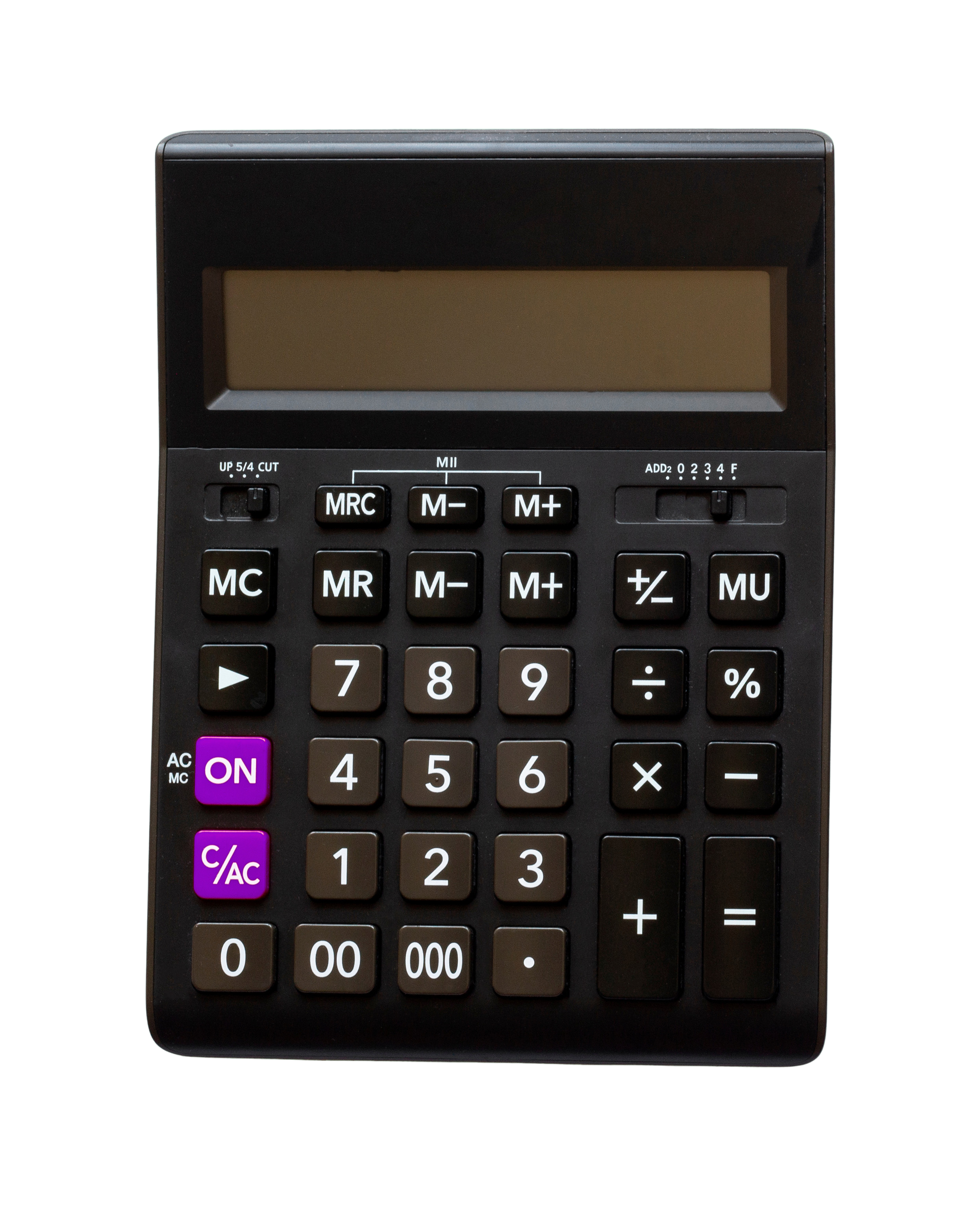Black calculator